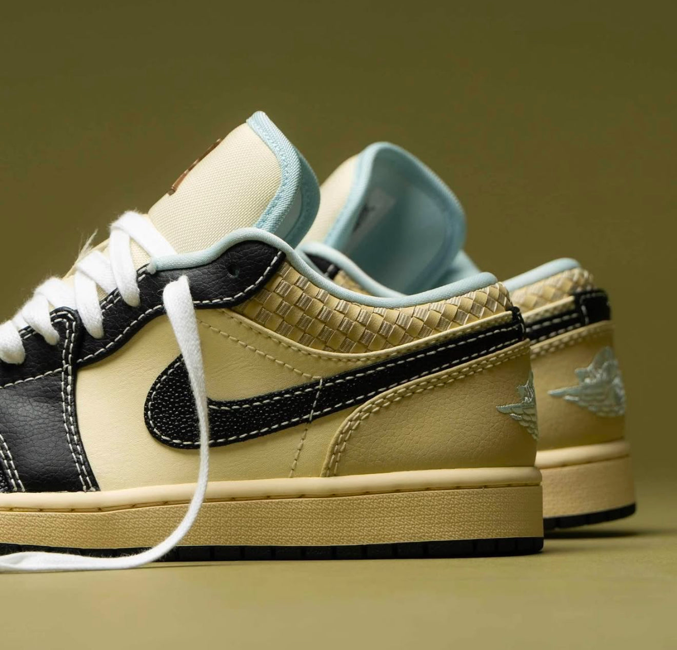Air Jordan 1 Low Coconut Milk Black Muslin