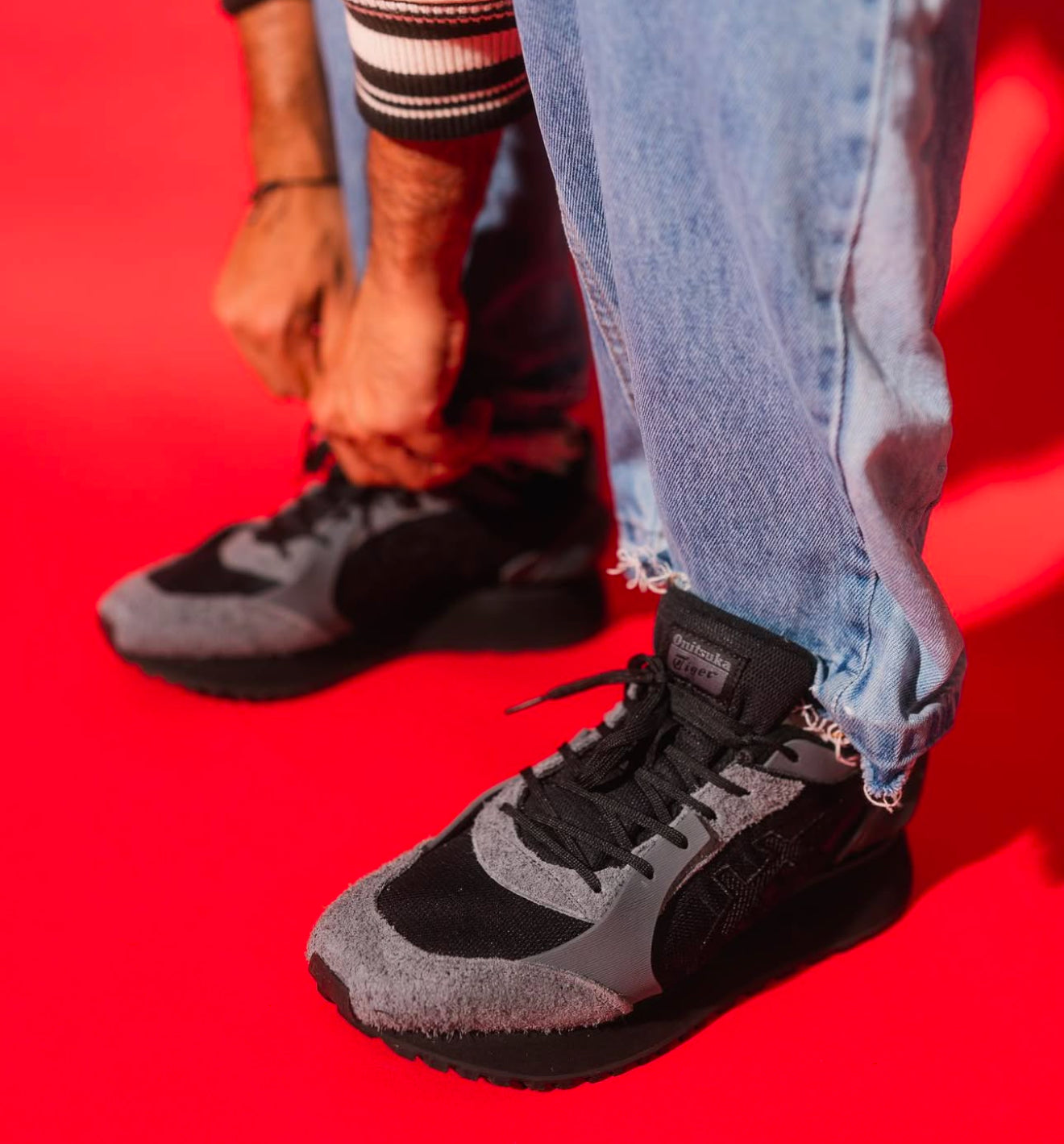 Moage Co Lace Up Black Grey