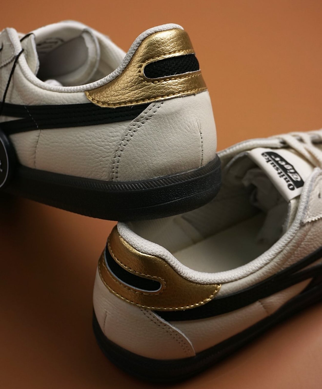 Tokuten Lace Up Black Gold