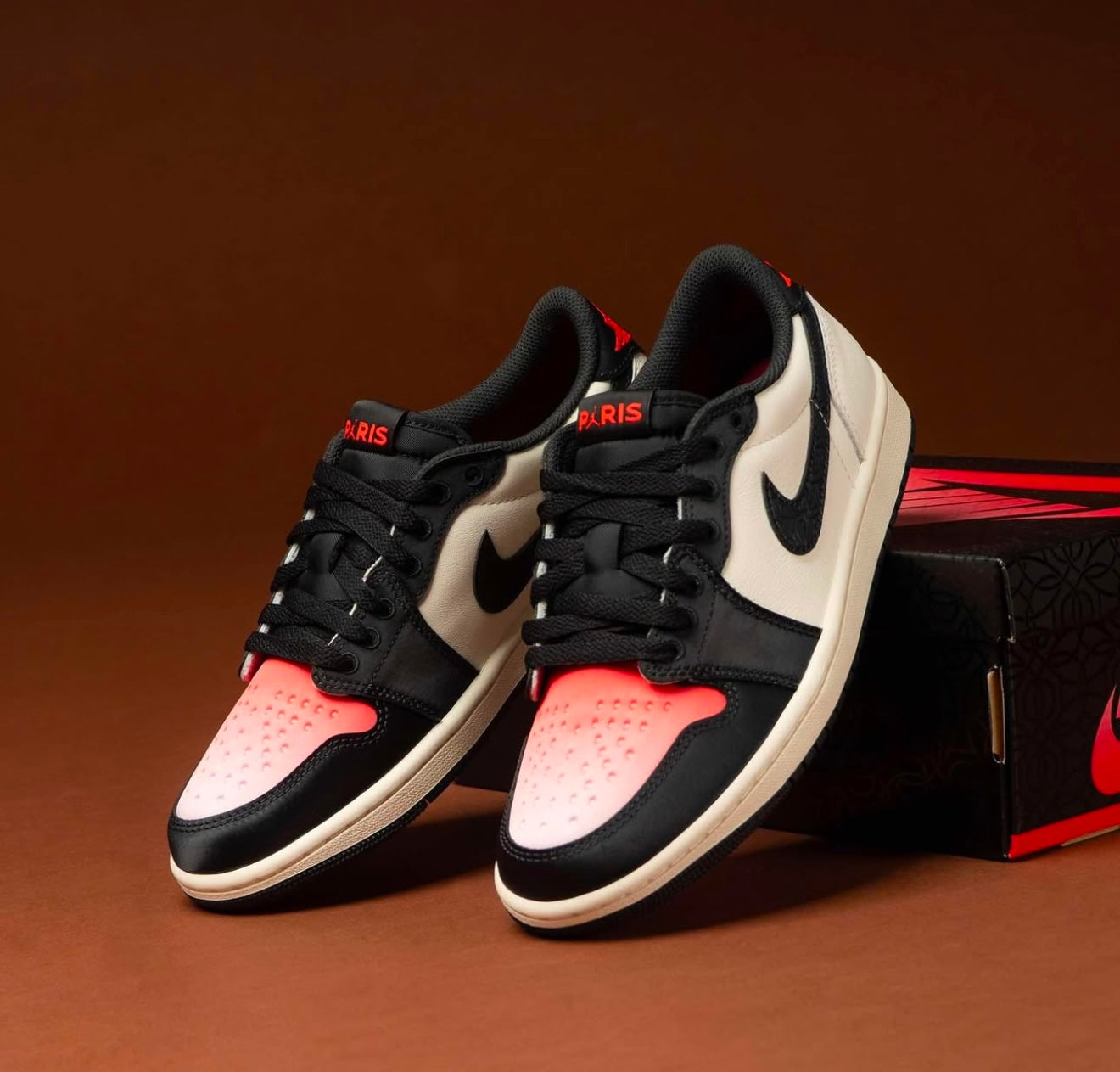 Air Jordan 1 Low PSG Sail & Off-Noir
