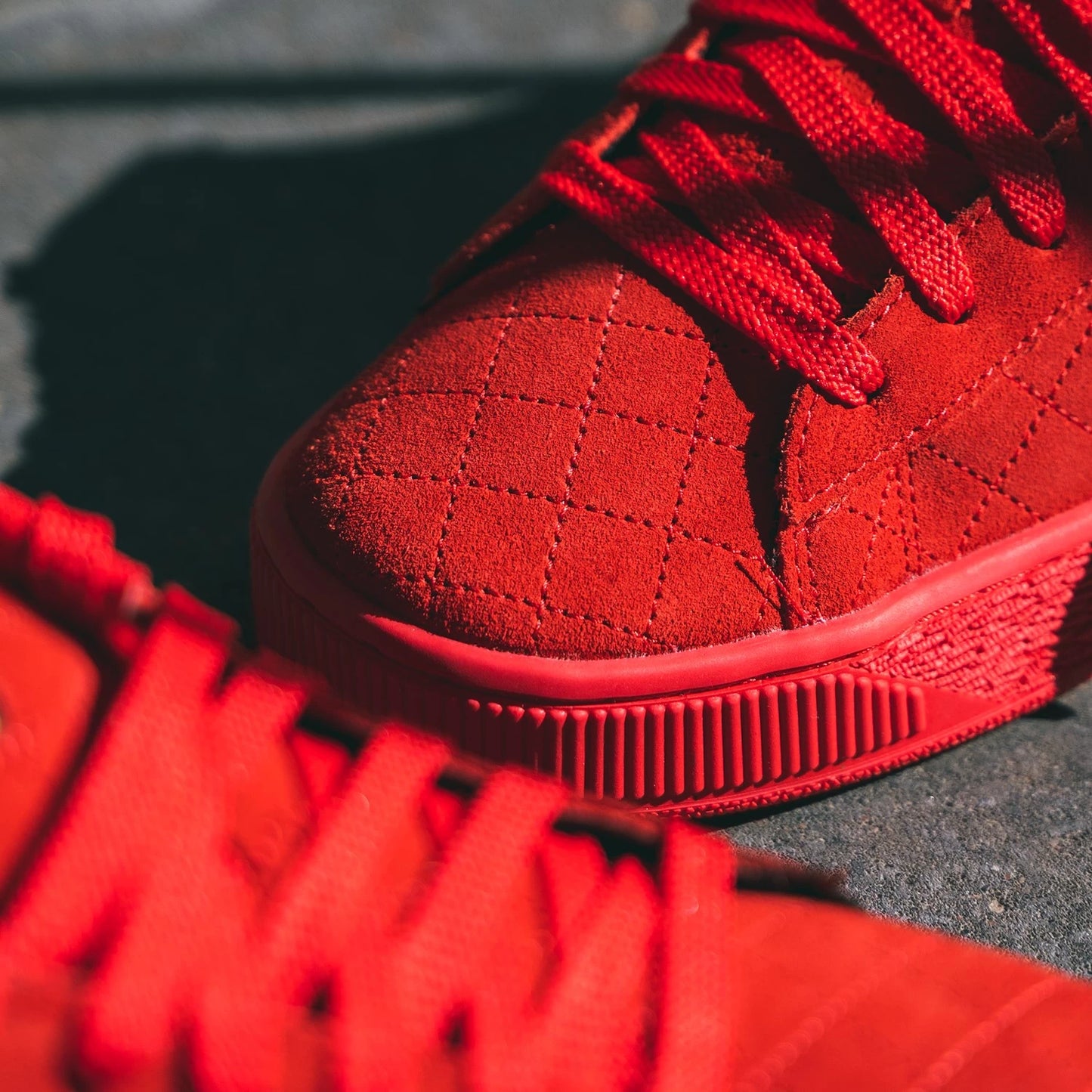 Puma Suede XL Hero Scuderia Ferrari Rosso Corsa Warm White