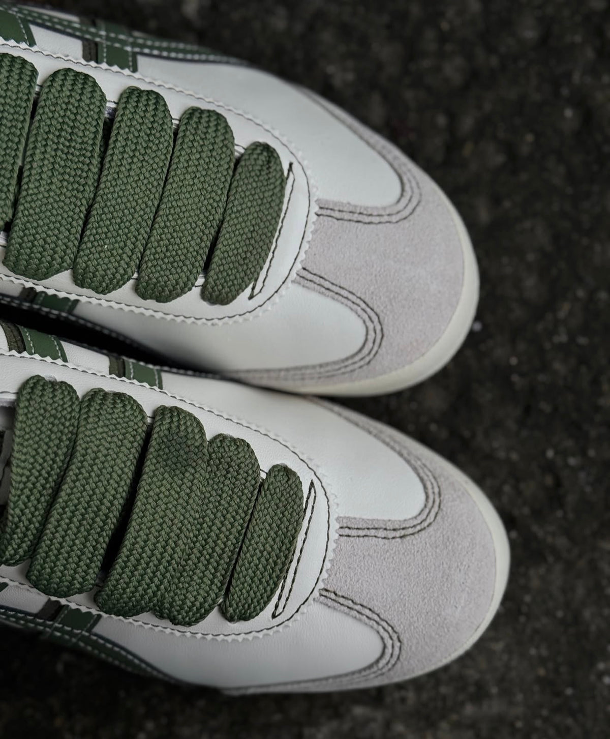 Mexico 66 Lace Up Cream Moss