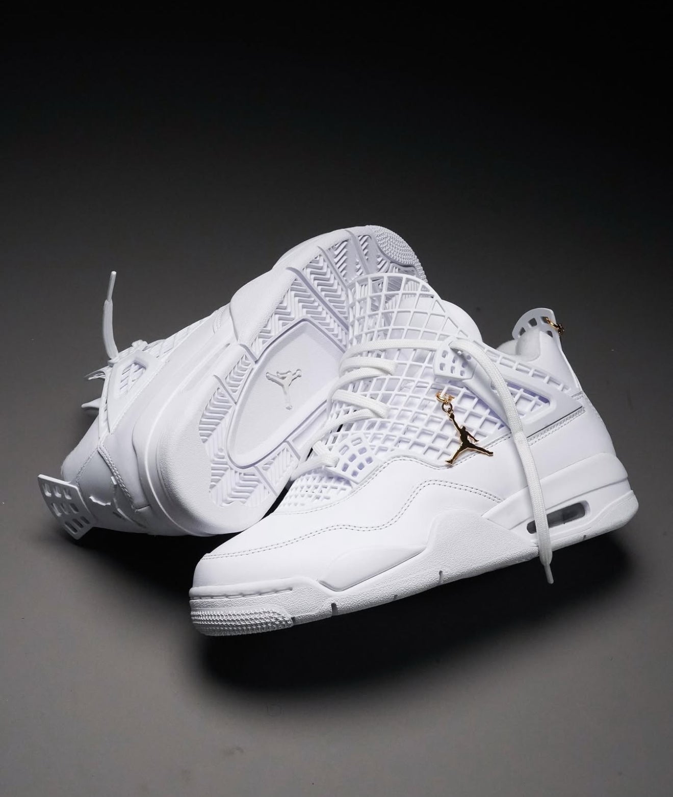 Air Jordan 4 Net Triple White