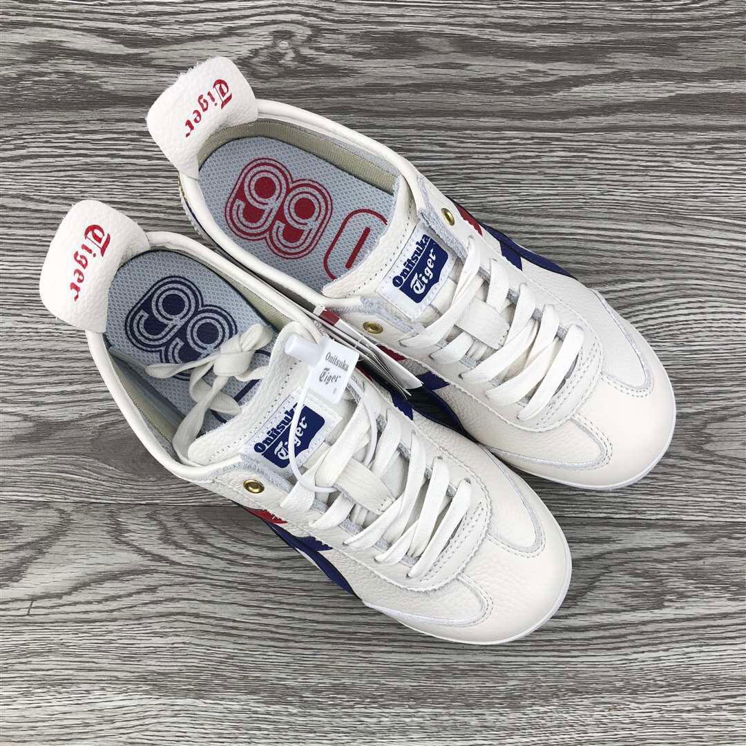 Mexico 66 Lace Up White Gold Blue