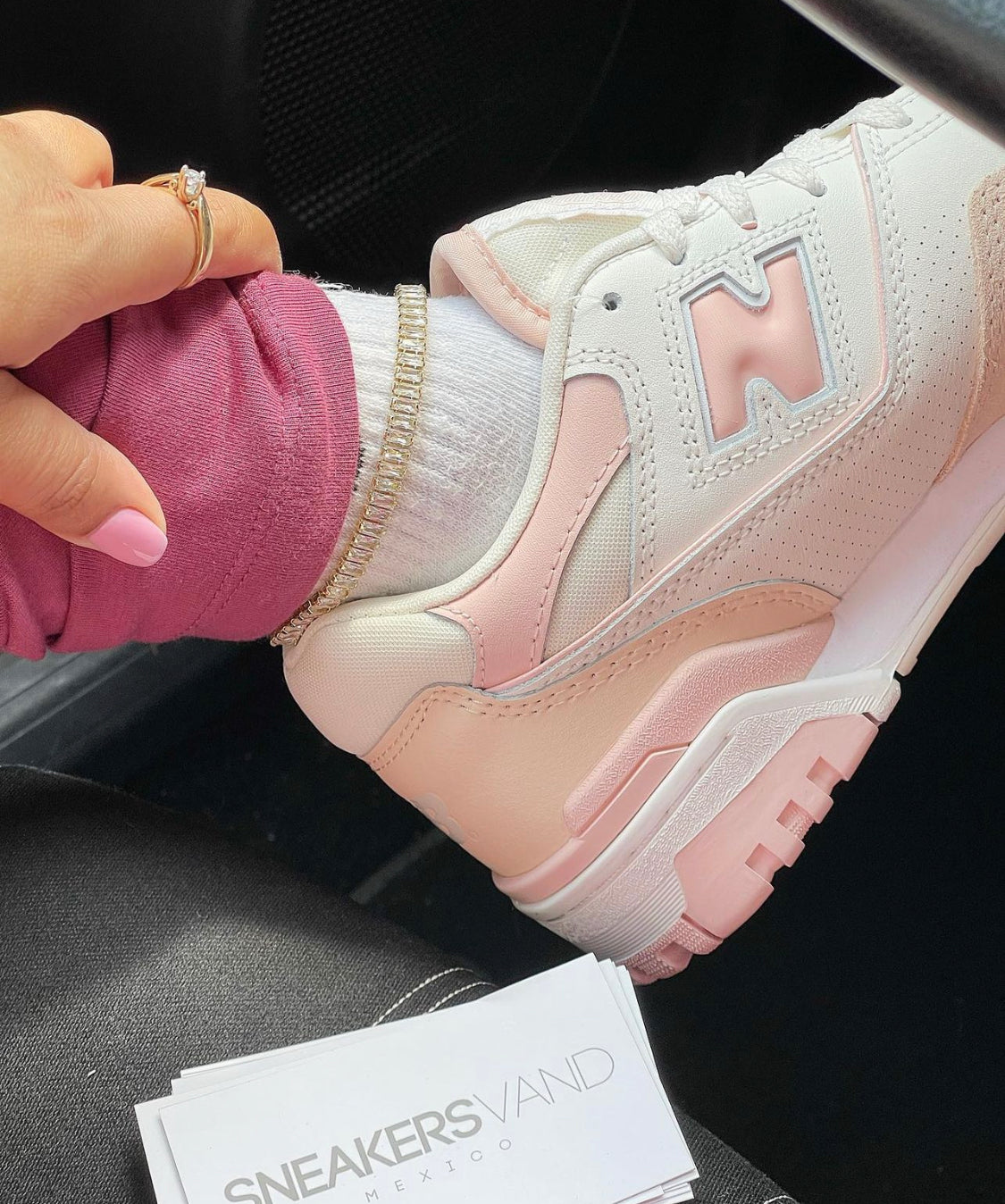 WMNs NB Balance 550 Pink Haze