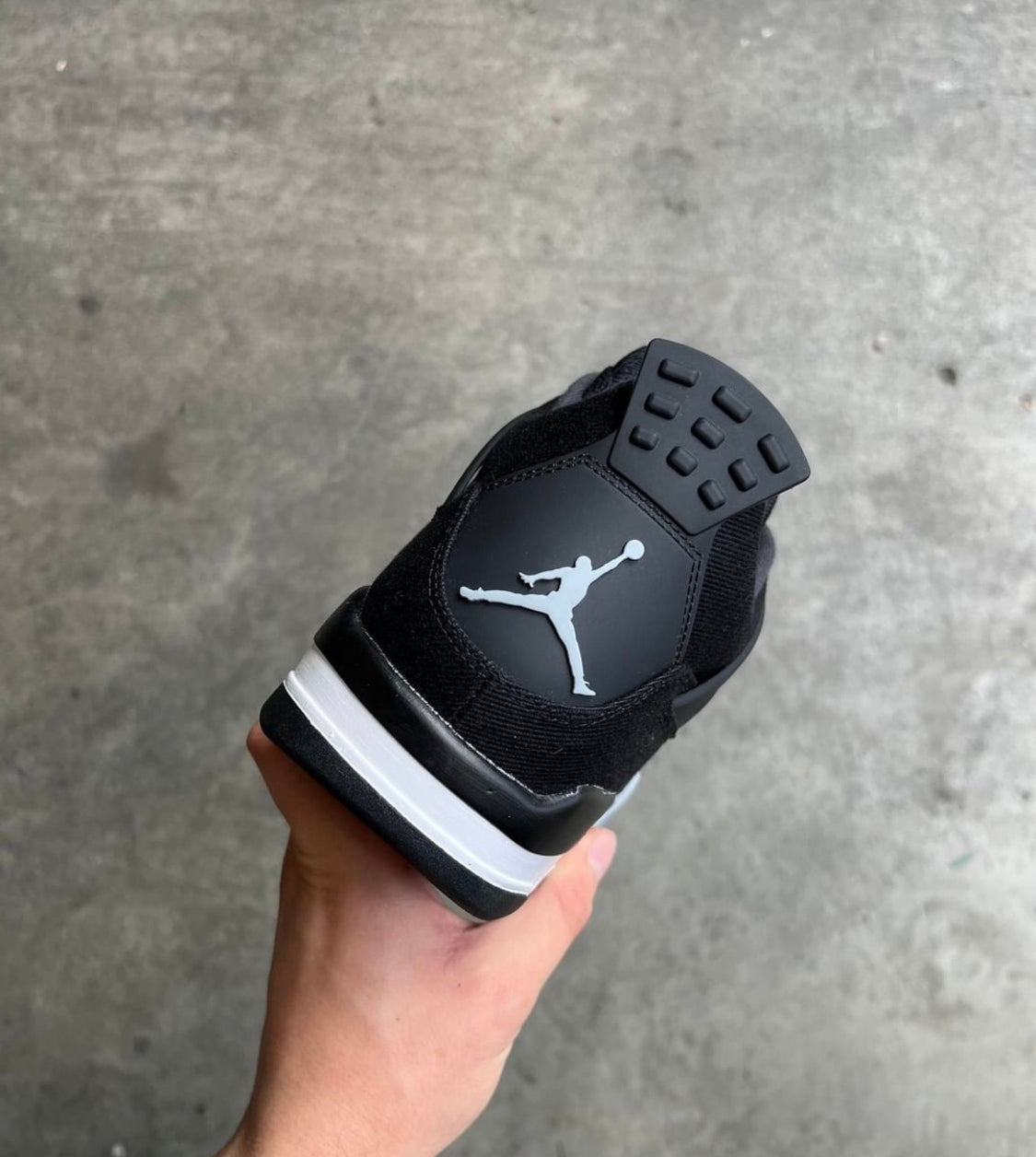 Air Jordan 4 “ Black Canvas “