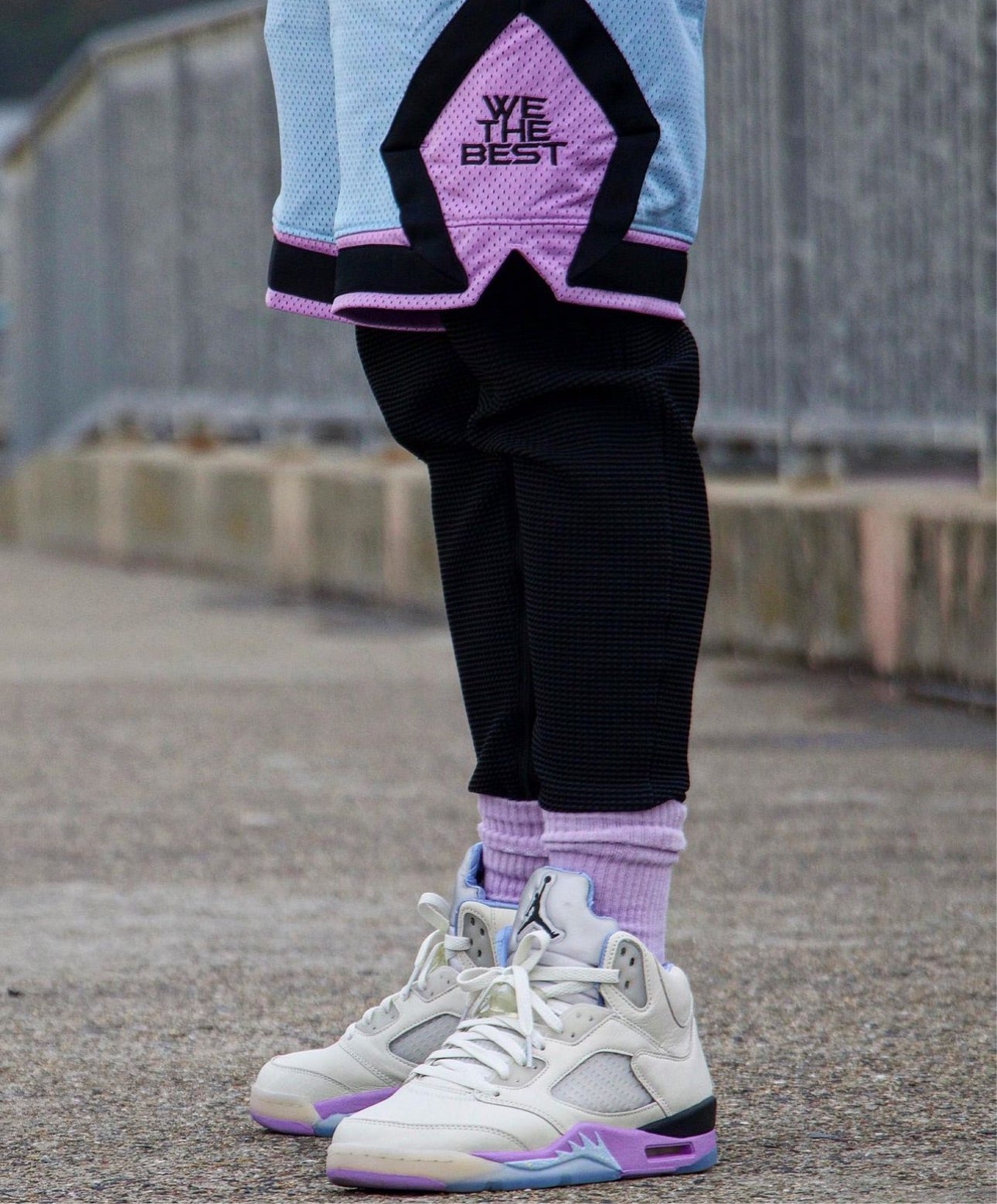 Jordan Off White Sail On Feet Street Style Off White 5s Sail