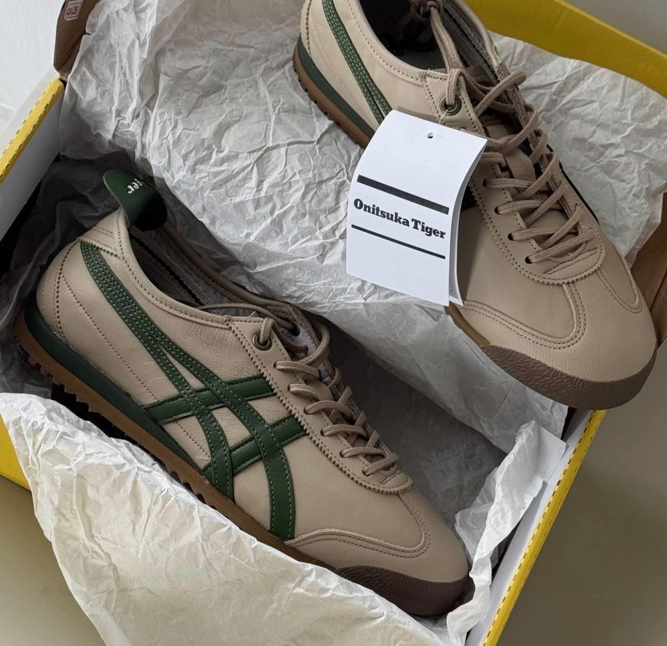 Mexico 66 SD Lace Up Beige Green