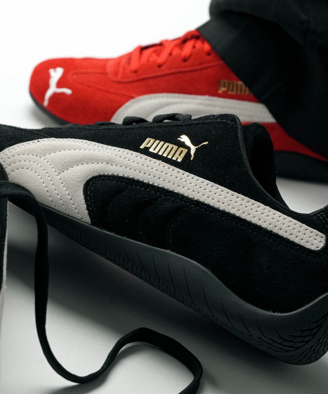 WMNs Puma Speed cat Black White