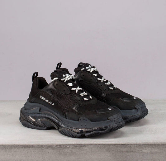 Balenciaga Triple S Clear Sole Black