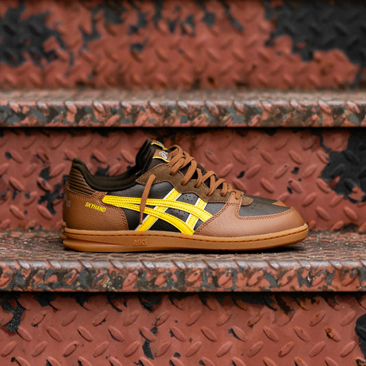 Asics Skyhand OG Black Coffee Tai Chi Yellow