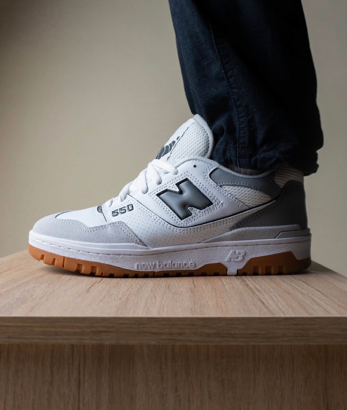 NB Balance 550 White Slate Grey