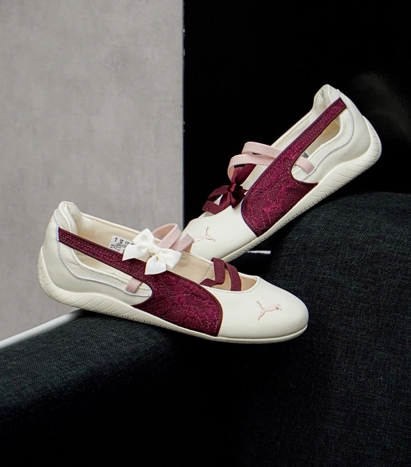 WMNs Speedcat Ballet Frosted Ivory Ruby Shimmer