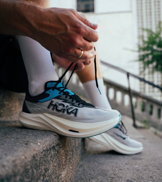 Hoka One One Rocket X 3 White Black Blue