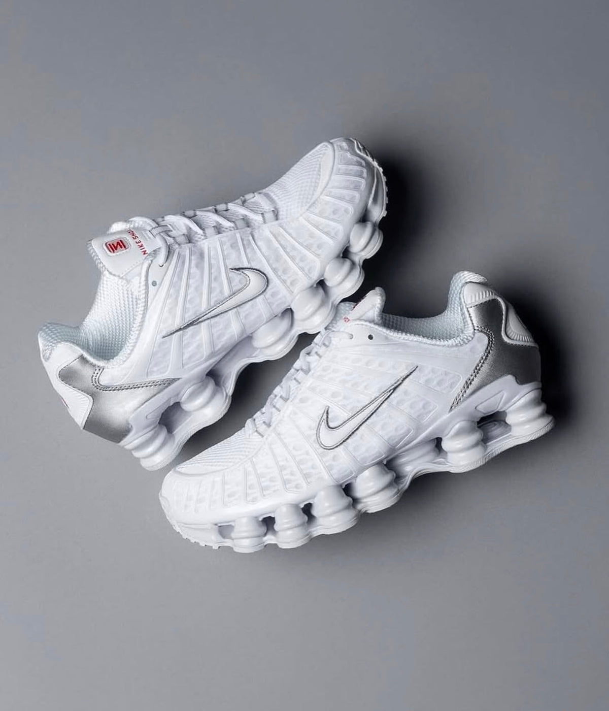 Shox TL White Metallic Silver
