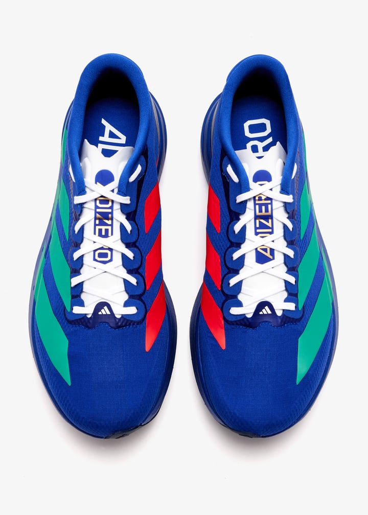 Adizero Evo SL Lucid Blue Court Green Red