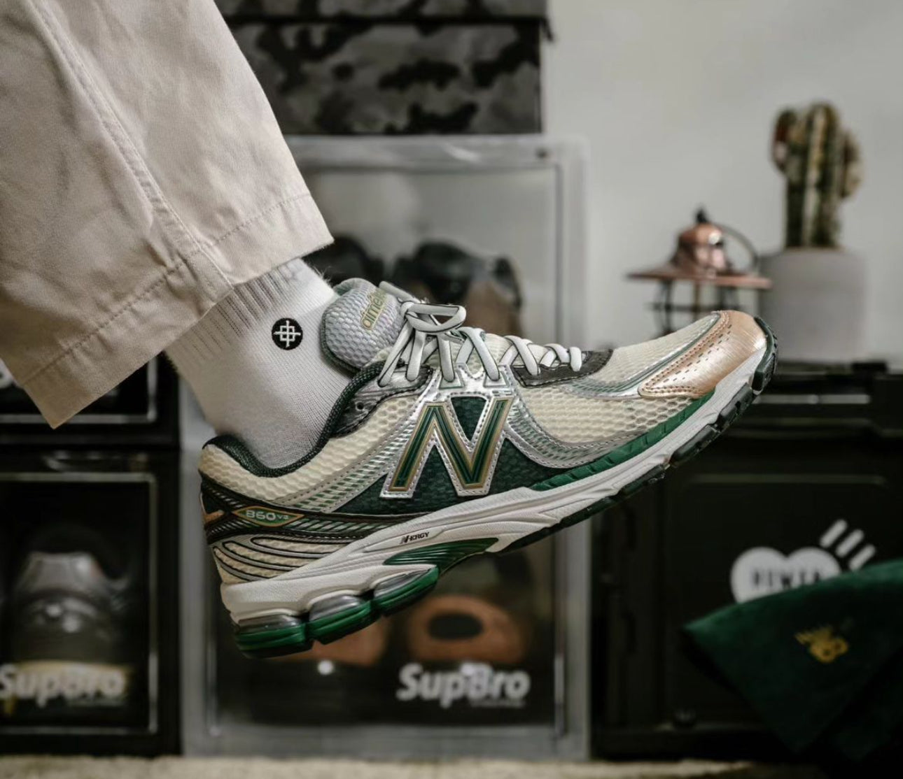 New Balance 860v2 Aime Leon Dore Green