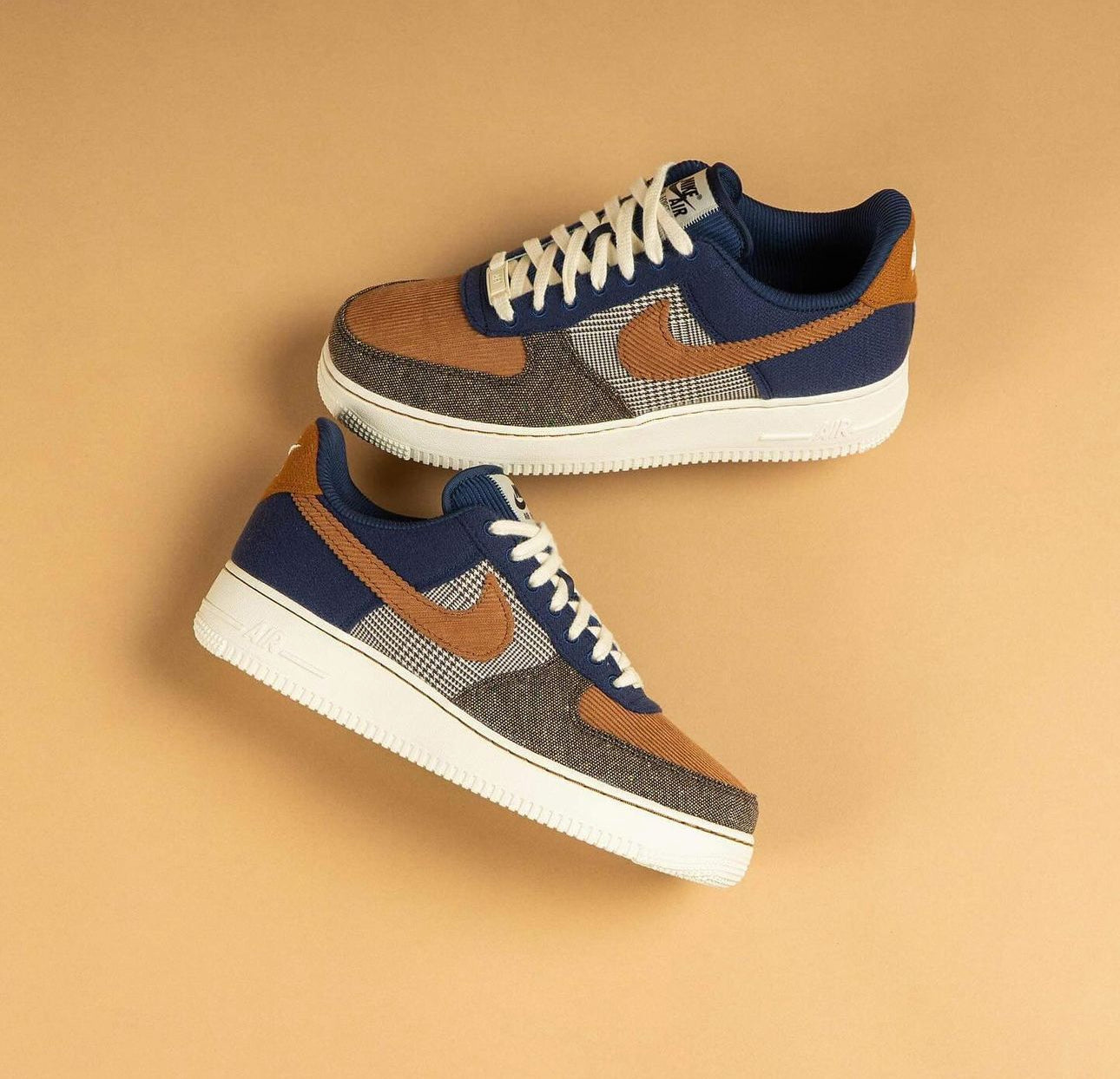 Airforce 1 Low PRM Tweed Midnight Navy Corduroy