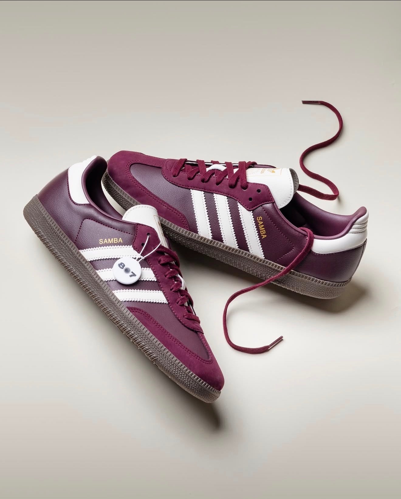 Samba OG Maroon Off White Gum
