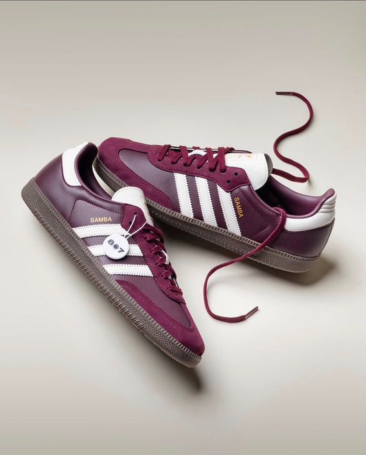 Samba OG Maroon Off White Gum