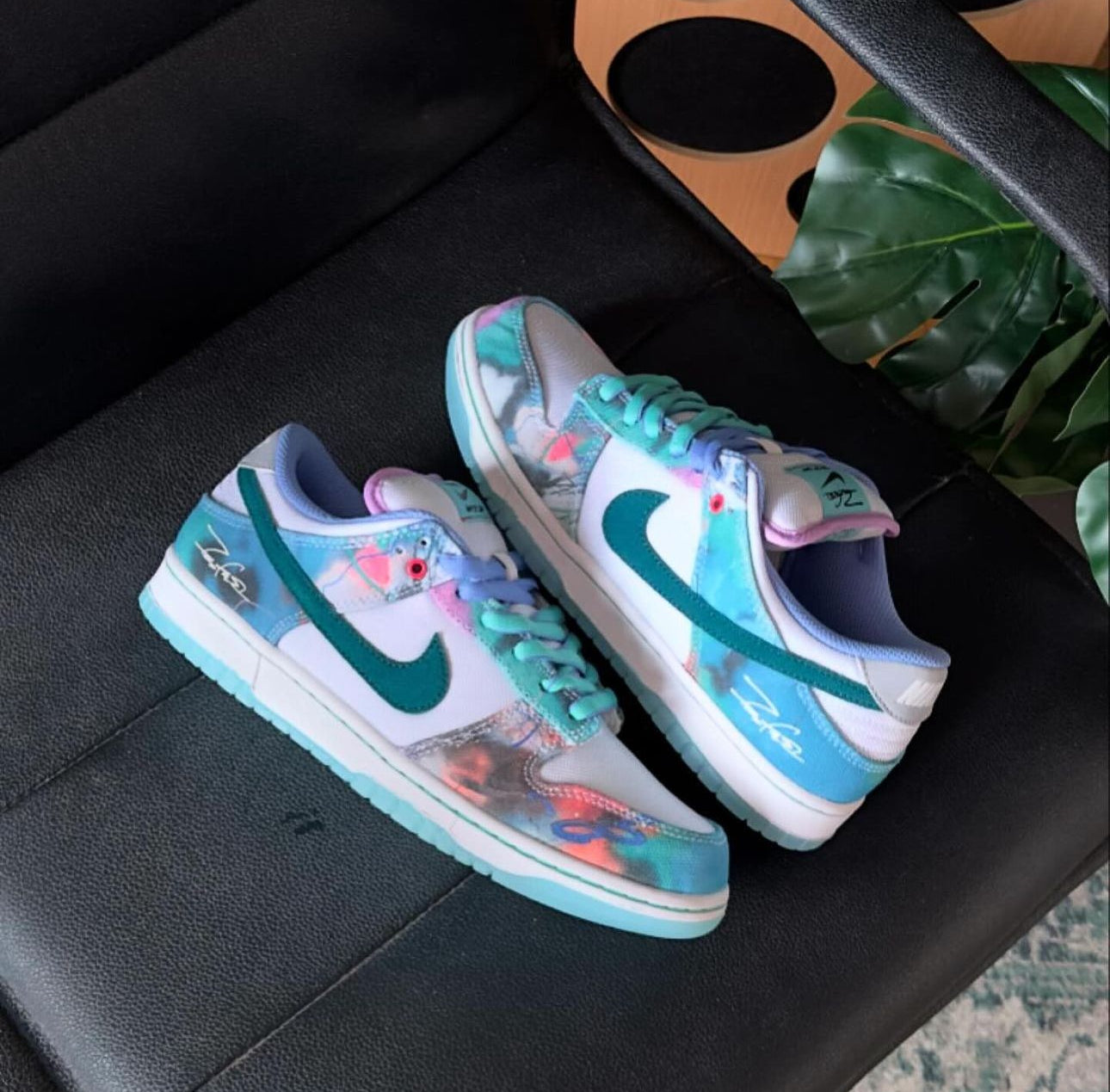 Dunk Low x Futura Laboratories “ Bleached Aqua “