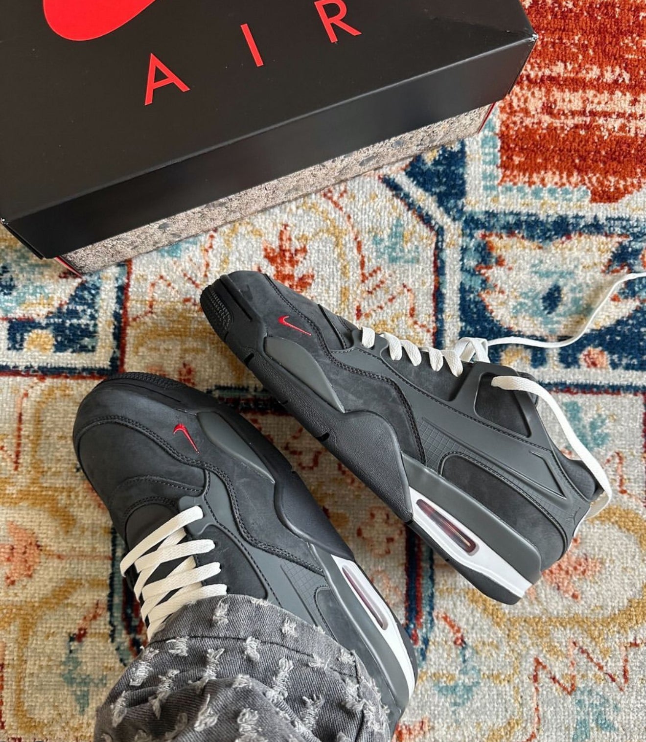 Air Jordan 4 RM x Nigel Sylvester Driveway Grey