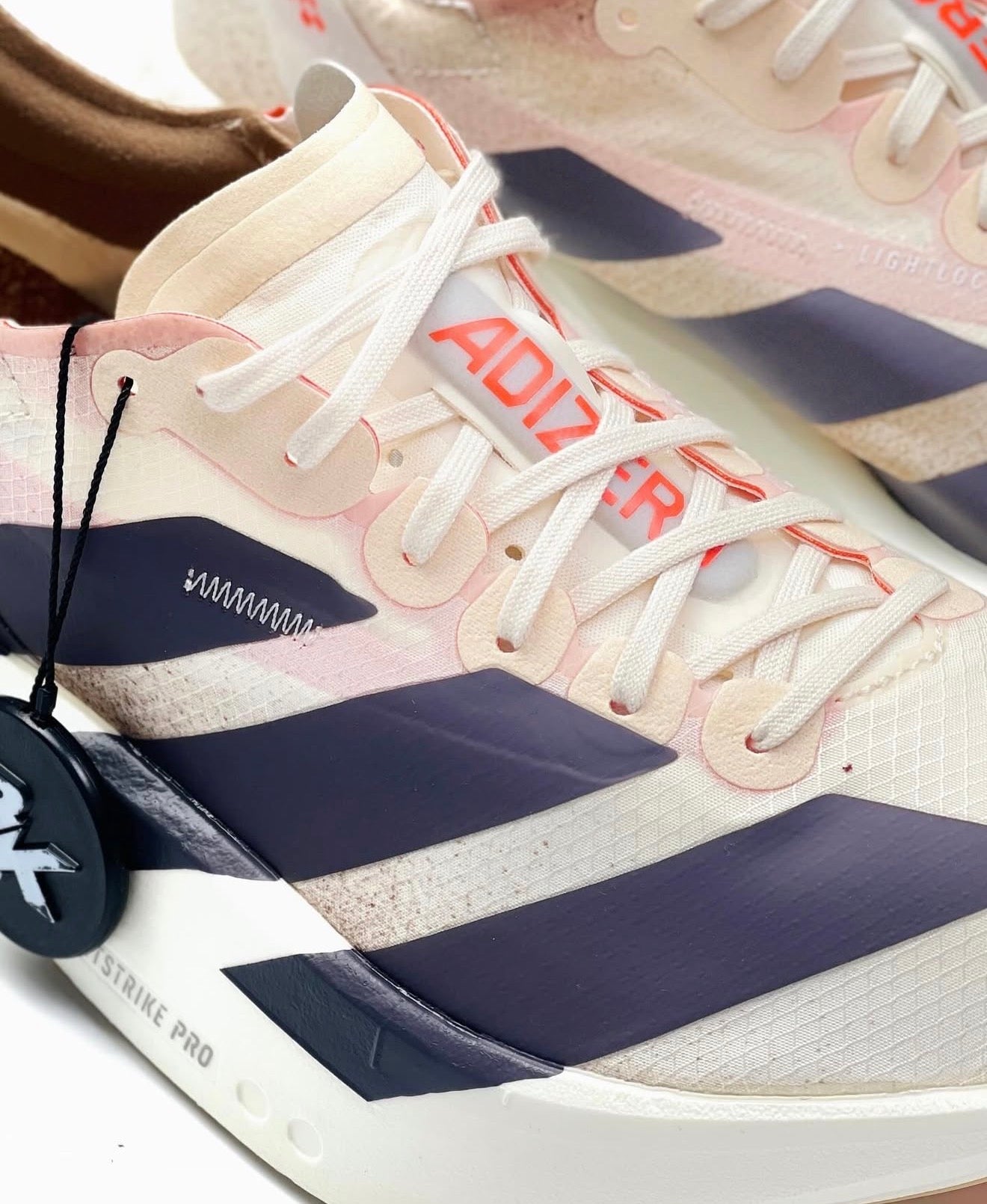 Adizero Adios Pro 4 Chalk White Grey Strata