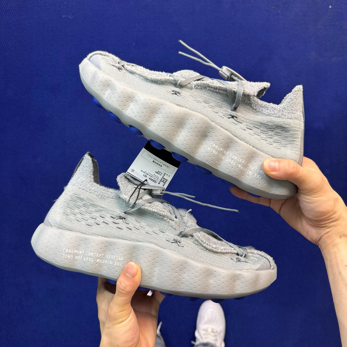 Mind 002 Flyknit Fragment Particle Grey