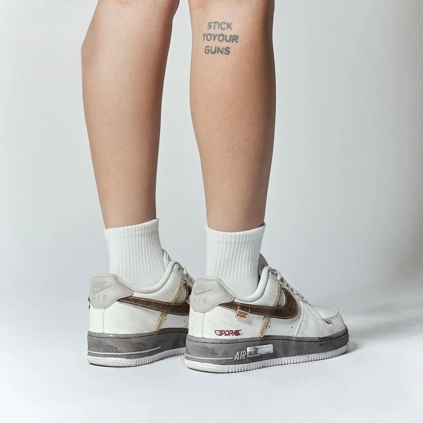 Airforce 1 Low Fog Wrapped x Panda Prank