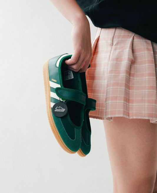 WMNs Samba Jane Green White Gum
