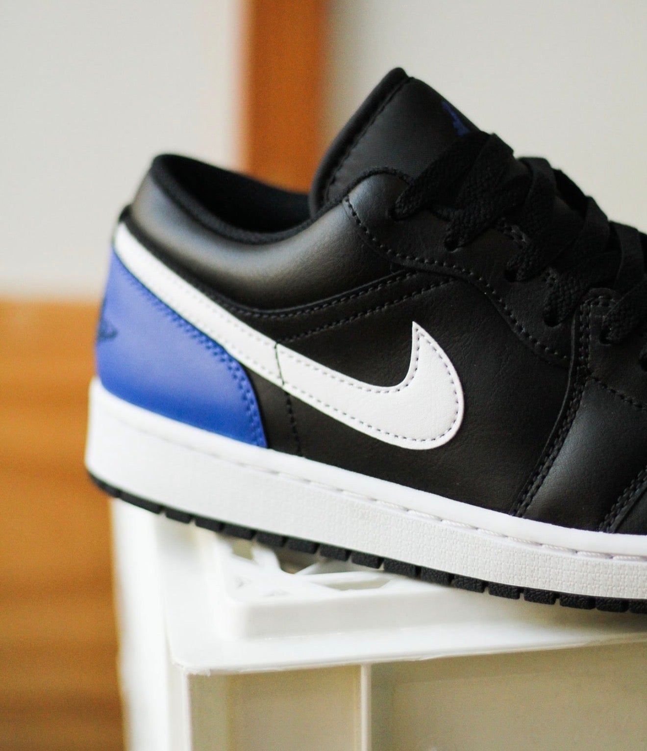 Air Jordan 1 Low Black Royal Toe