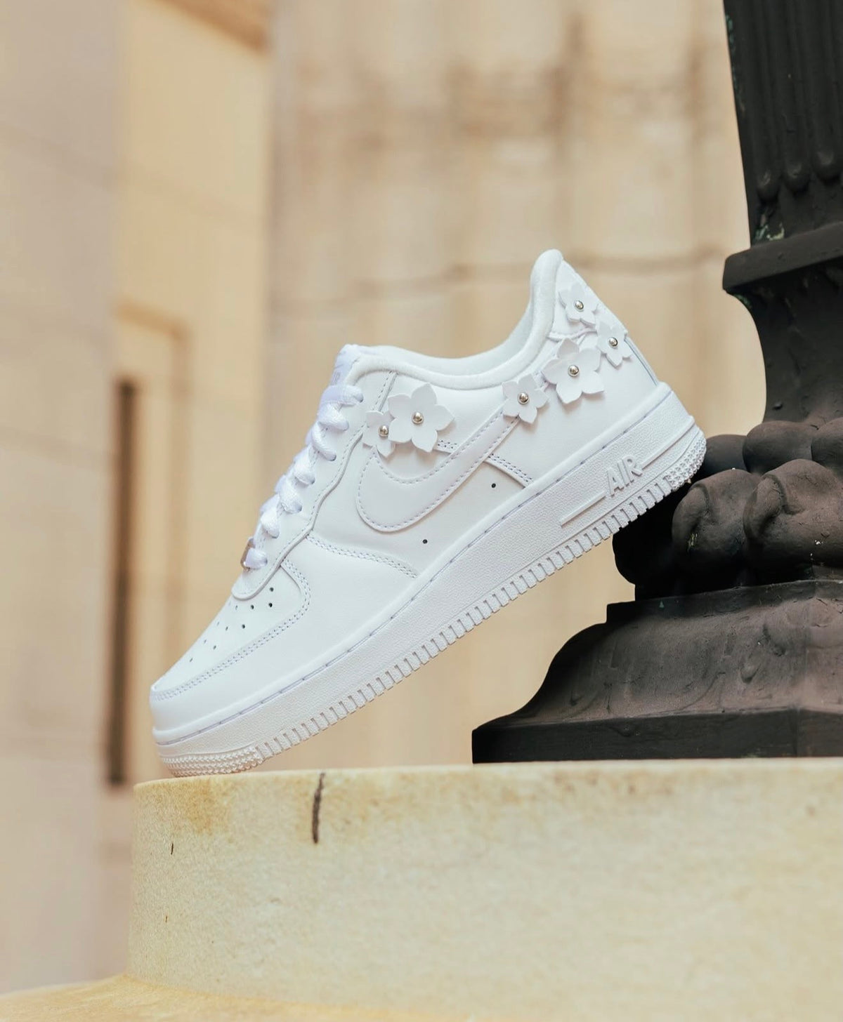 WMNS AF 1 Florette White Wolf Grey
