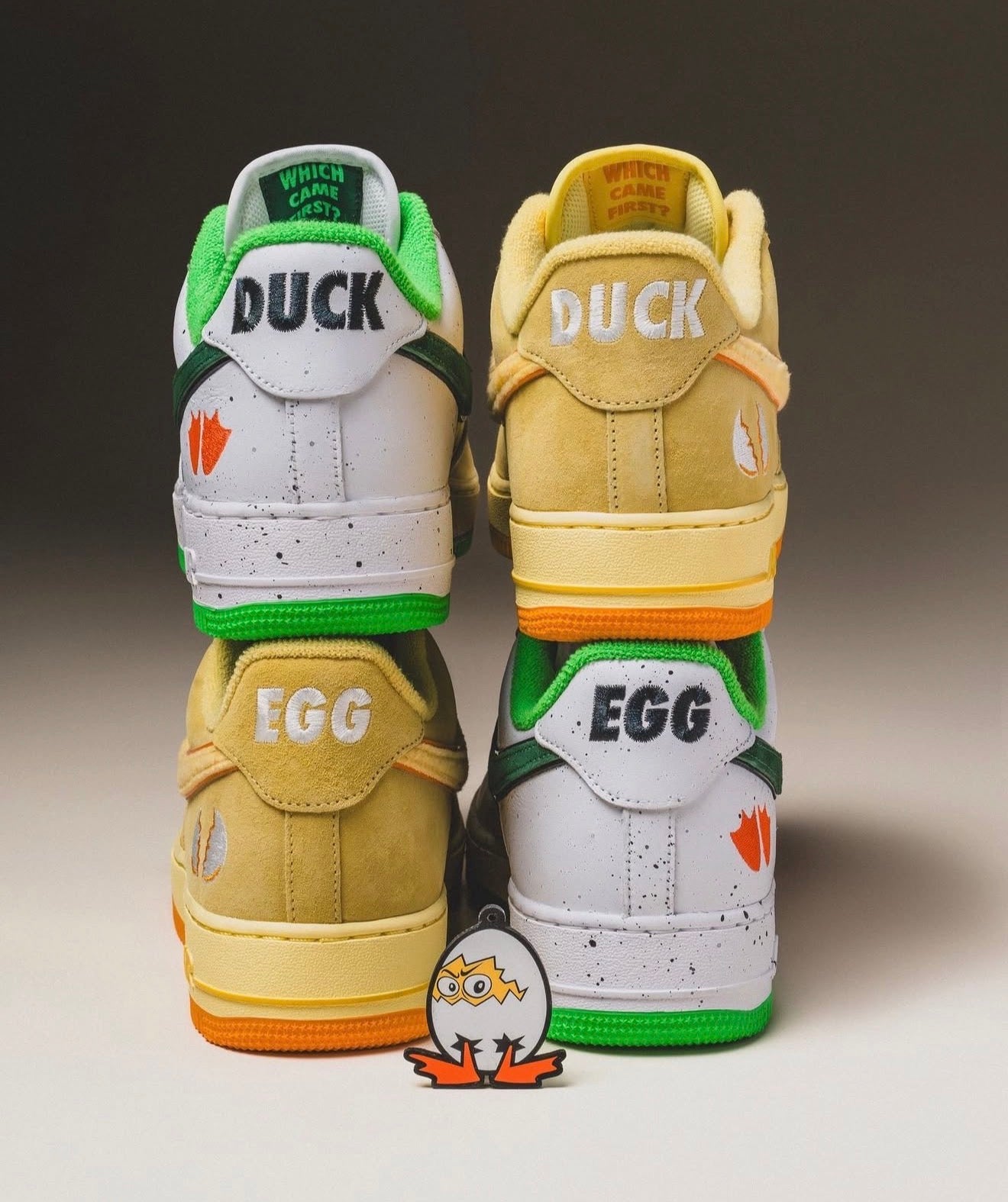 Airforce 1 Low Ducks of a Feather University of Oregon Egg or Duck