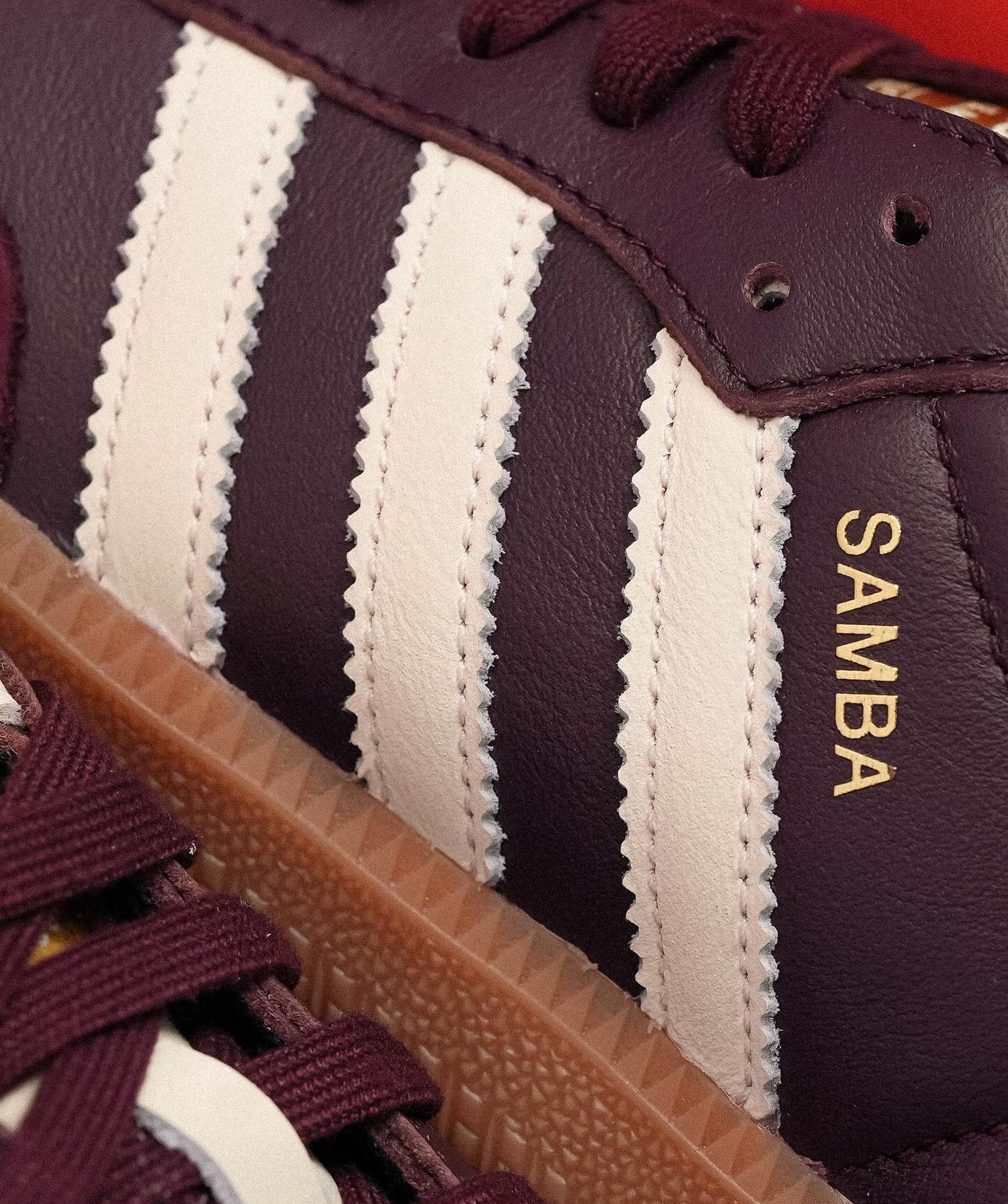 WMNs Samba OG Maroon Gold Metallic