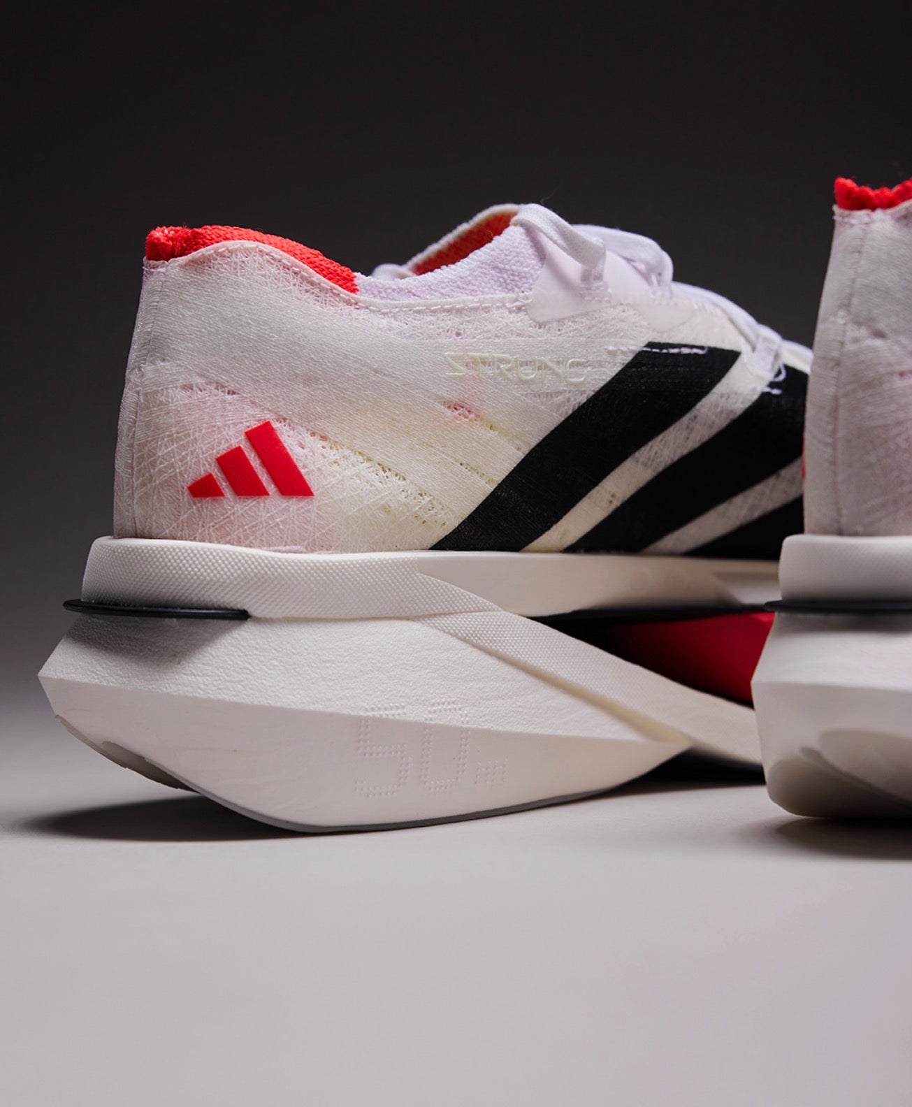 Adizero Prime X 3.0 Strung Cloud White Lucid Red