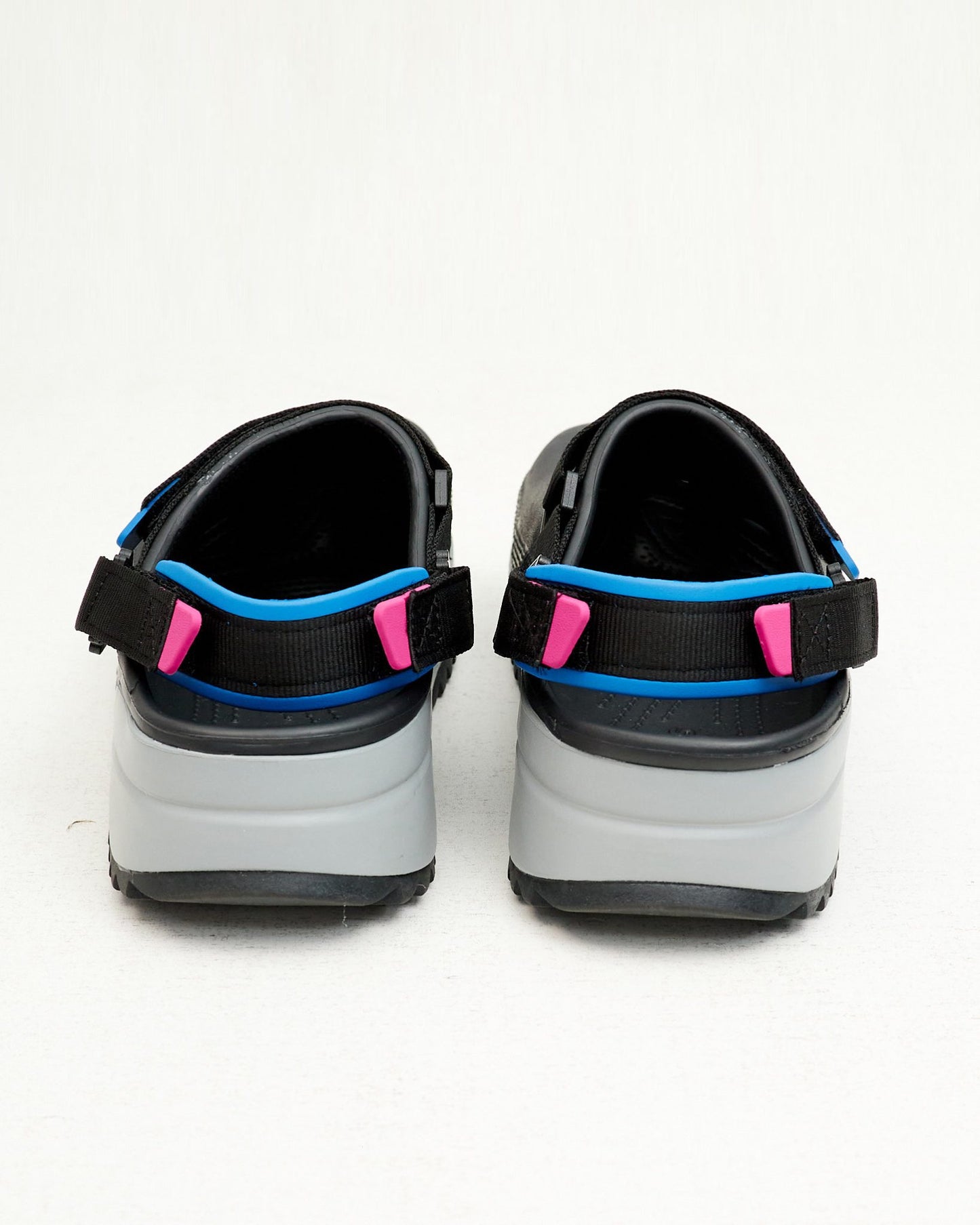 Crocs Classic Hiker Clogs Black Blue Pink