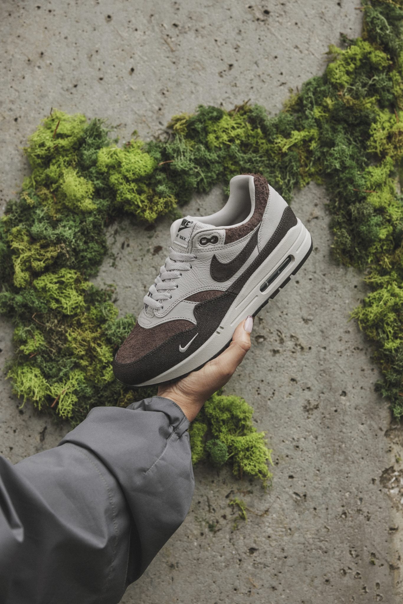 Size? x Airmax 1 Brown Stone