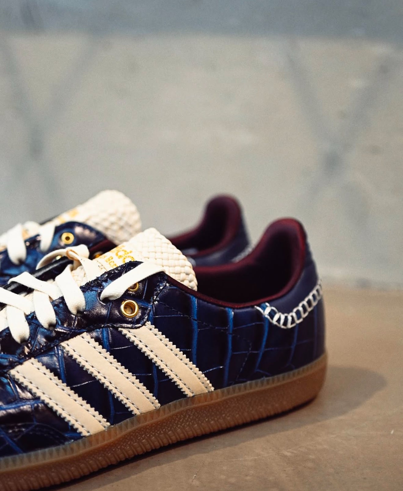 Wales Bonner x Samba Croc Navy