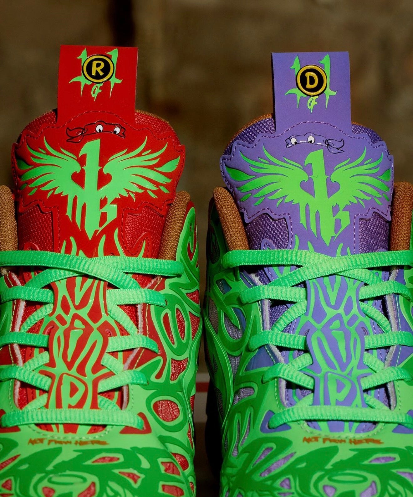 LaMelo Ball MB.04 Teenage Mutant Ninja Turtles Raphael & Donatello