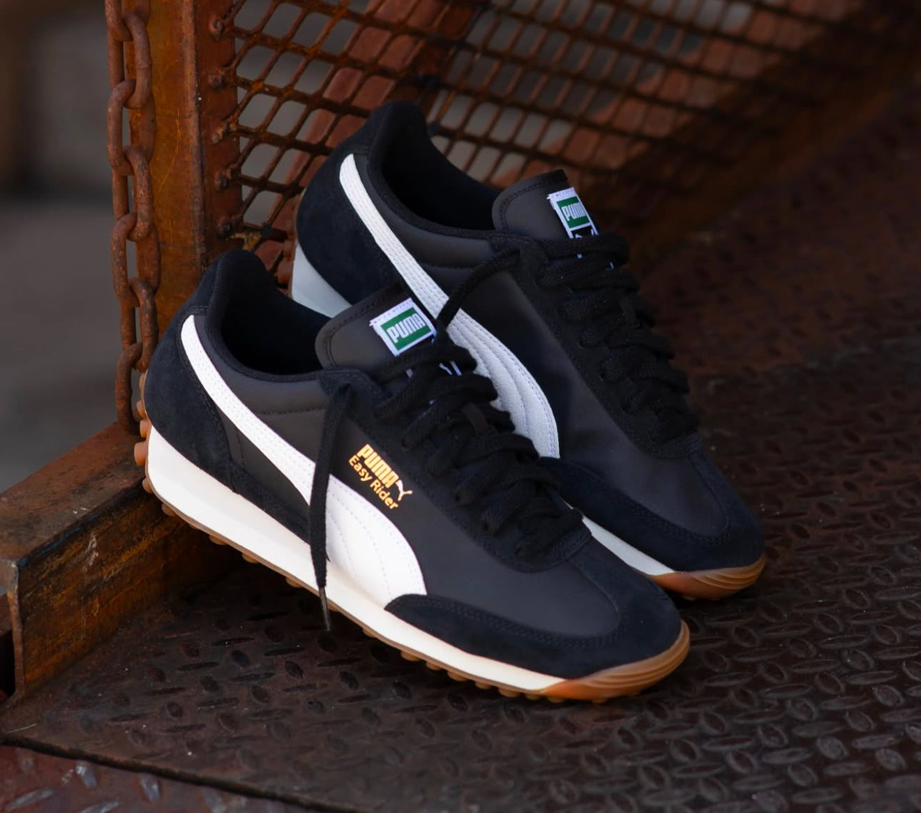 Puma Easy Rider Black White