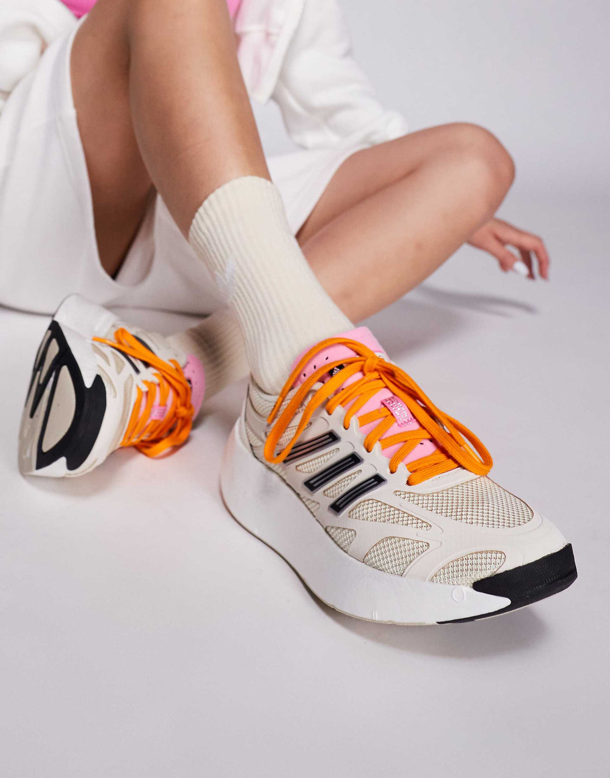 WMNs Adizero Aruku White Silver Bliss Pink
