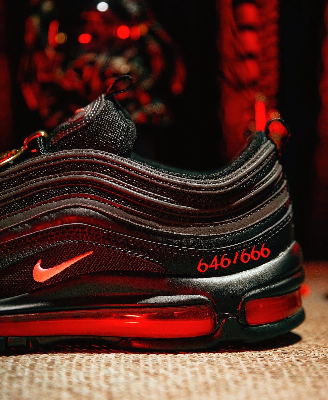 Lil Nas X MSCHF's Airmax 97 "Satan Shoes"