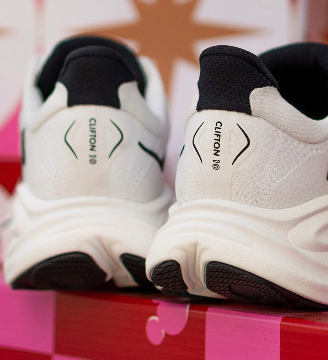 Hoka One One Clifton 10 White Black