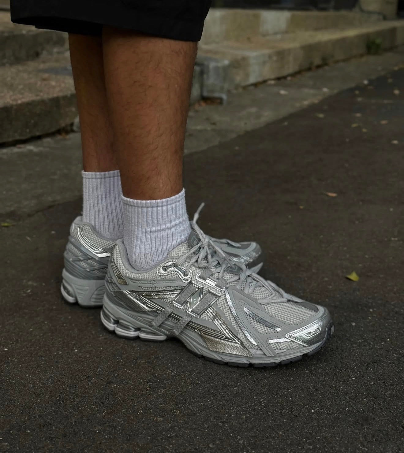 NB Balance 1906A Concrete Silver Metallic