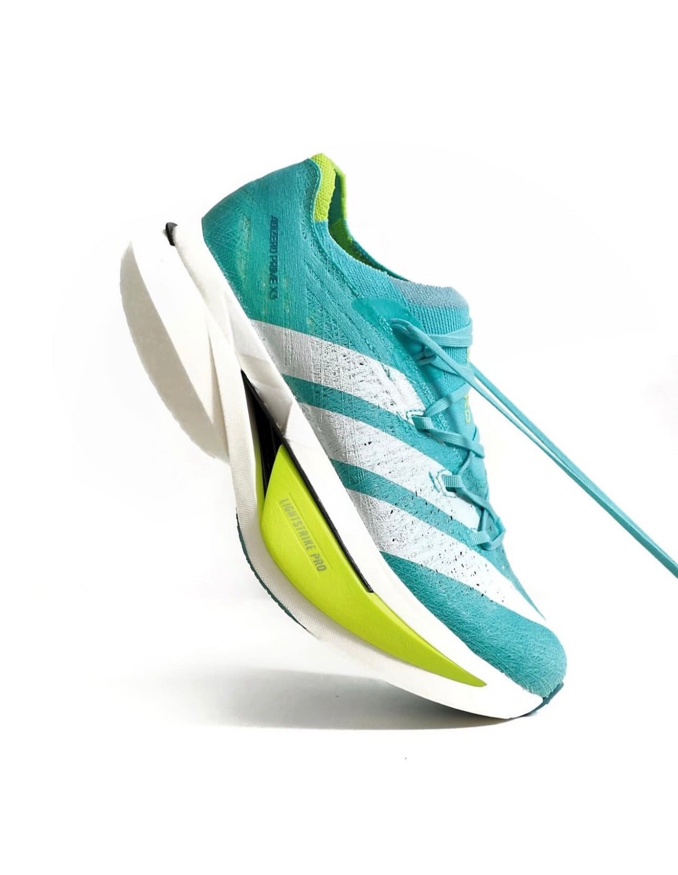 Adizero Prime X 3.0 Strung Flash Aqua Lucid Lemon
