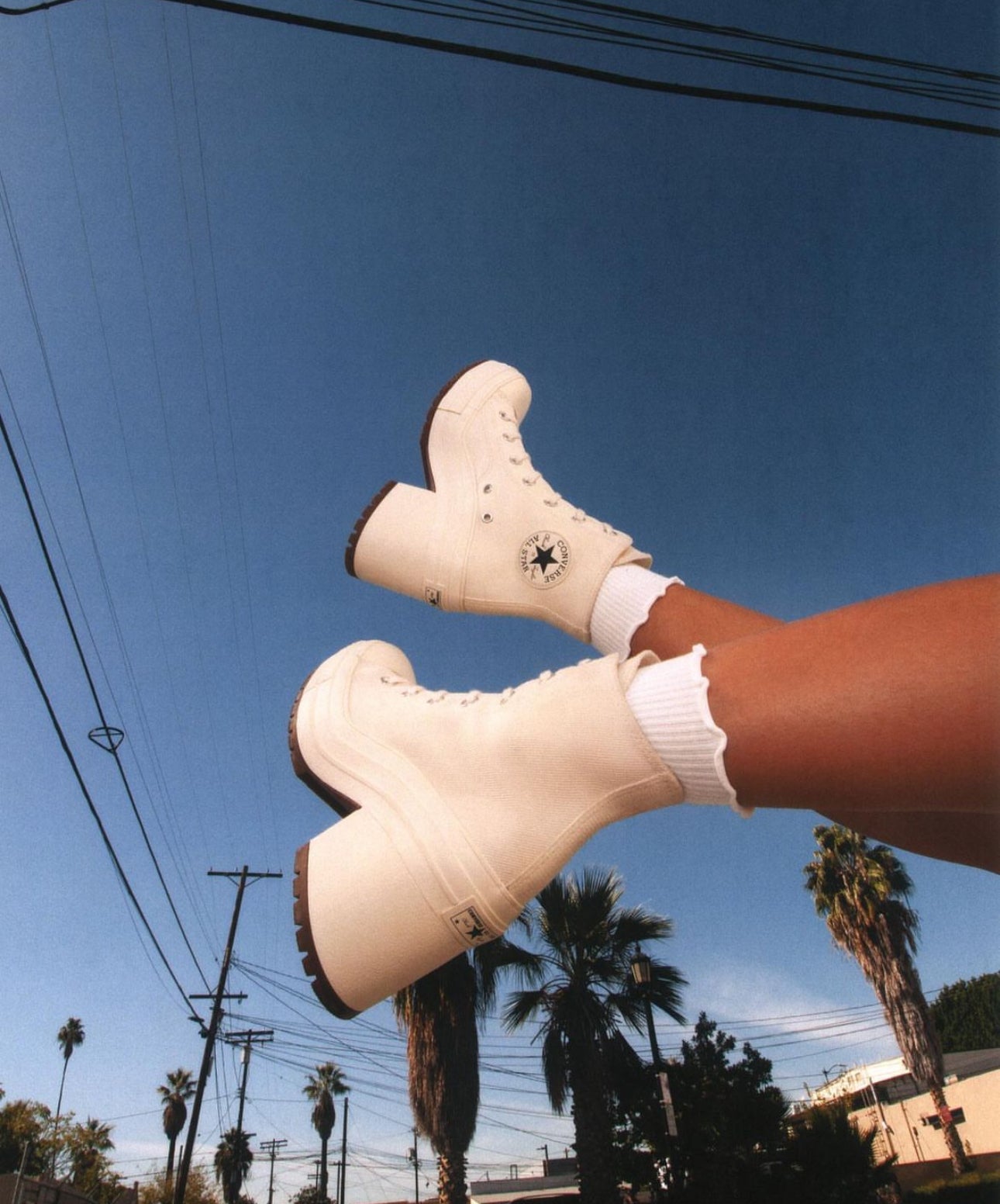 WMNs Converse Chuck 70 De Luxe Heel “ White “