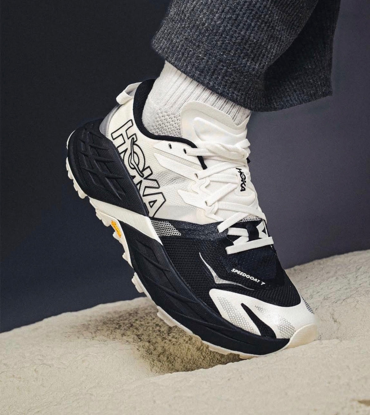 Hoka One One Speedgoat 7 Black White