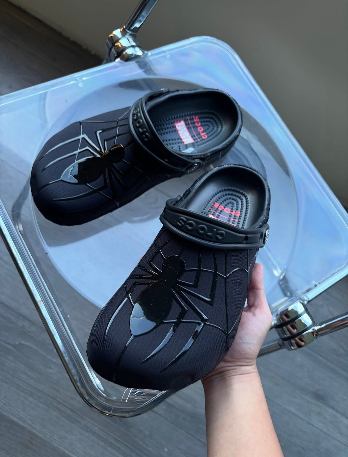 Crocs Classic Clog Marvel Spiderman Black
