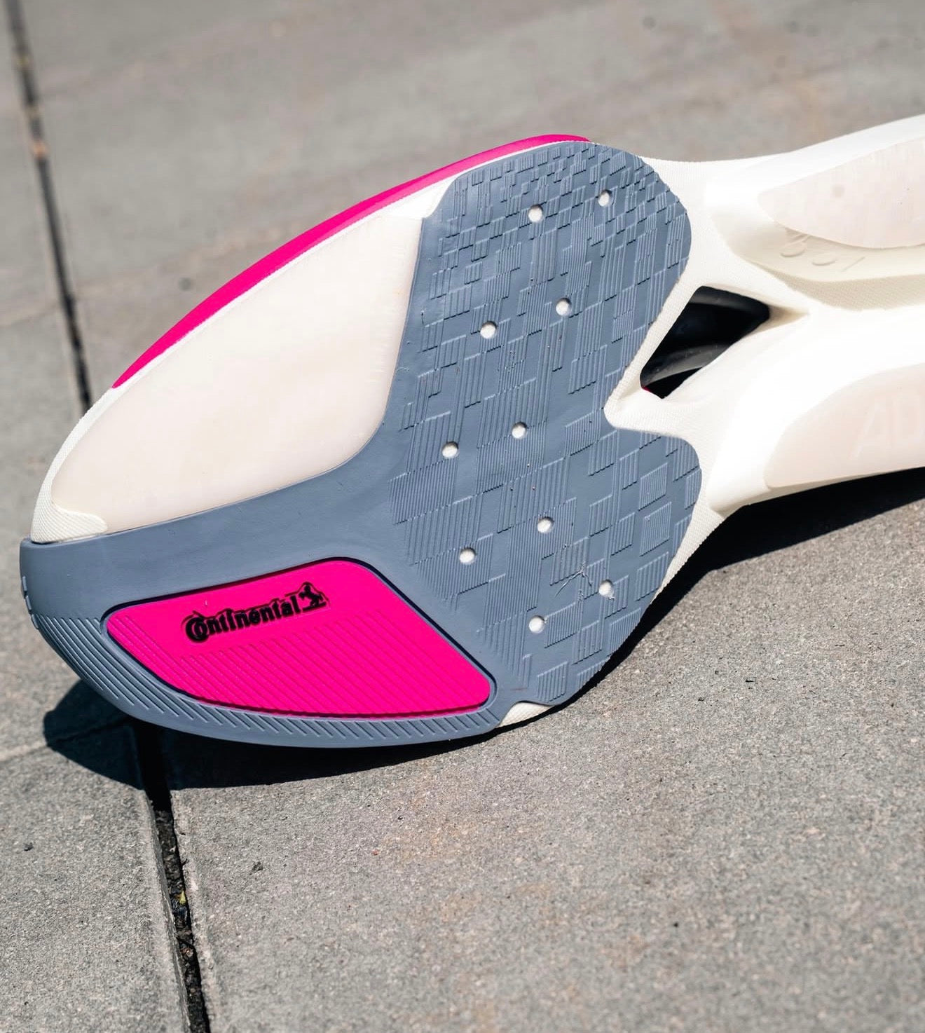 WMNs Adizero Prime X3 Strung Powder Plum Shock Pink