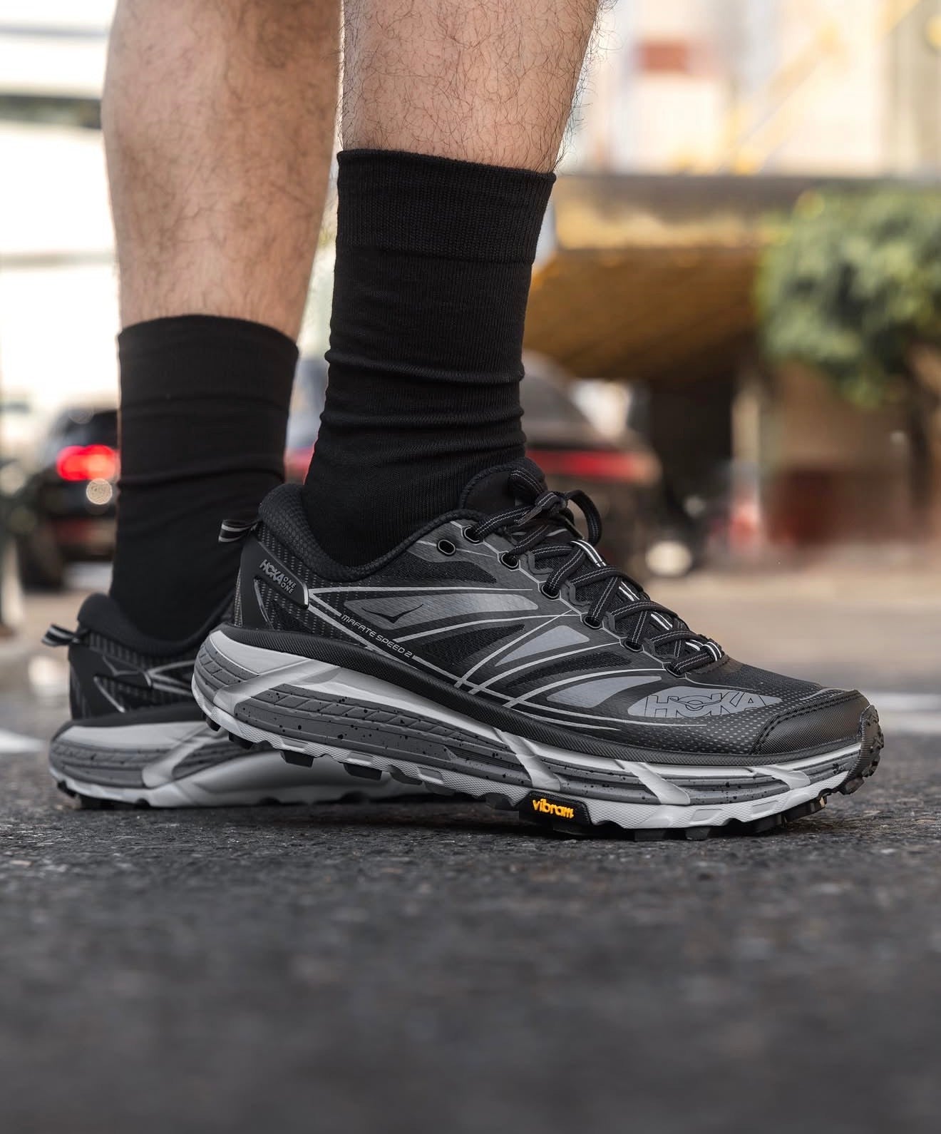 Hoka One One Mafate Speed 2 Black Castlerock